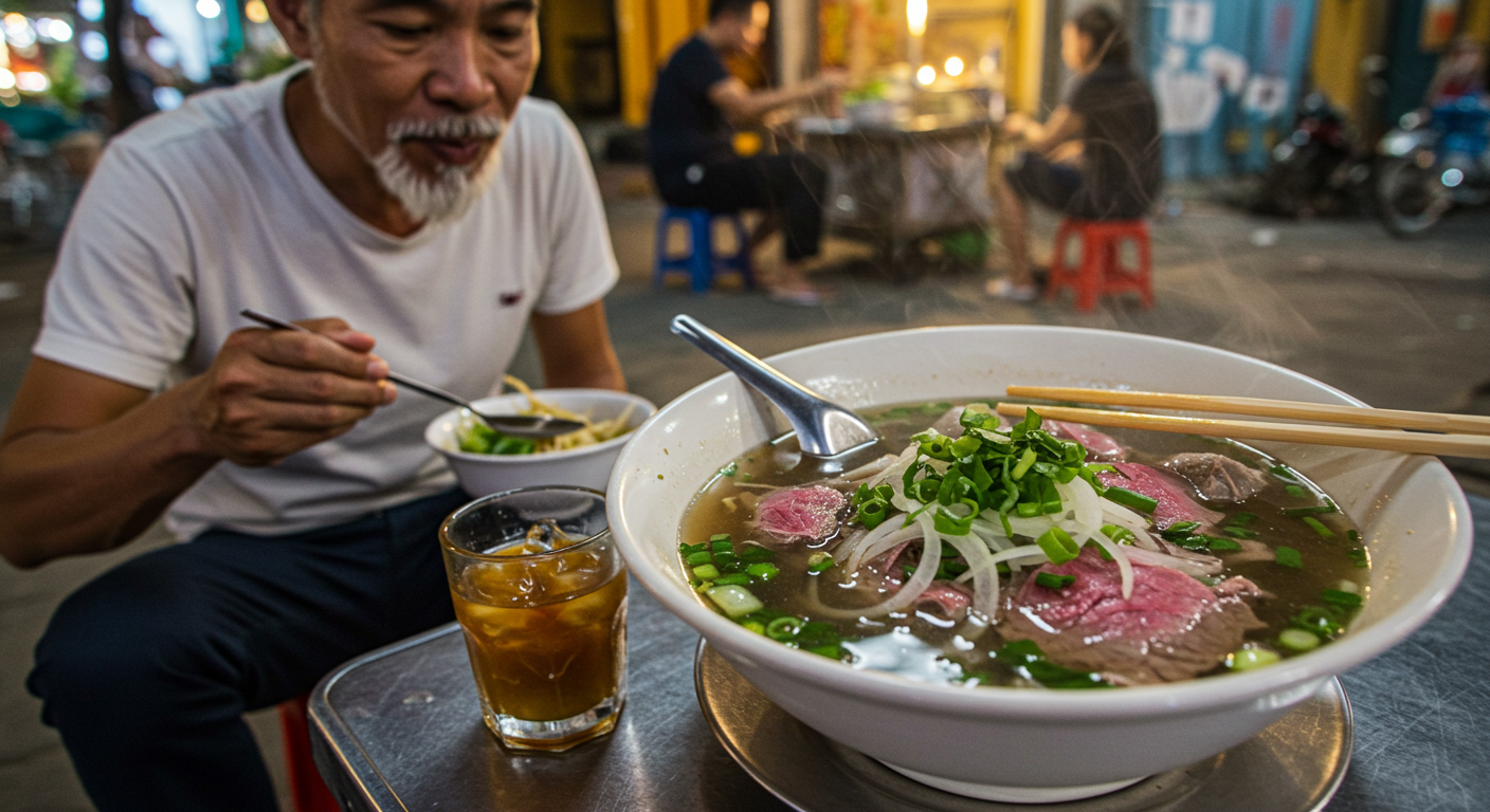 Traditional Vietnamese Pho Bowls