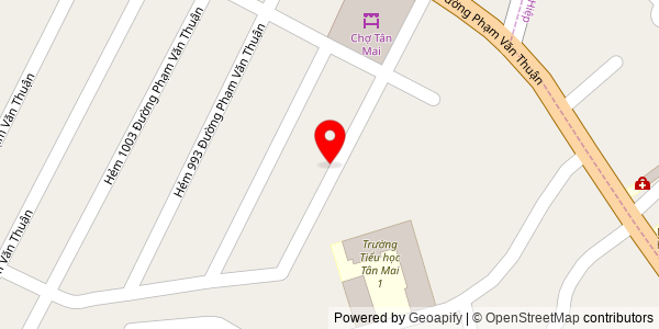 Map location for Canh Bún Cô Minh