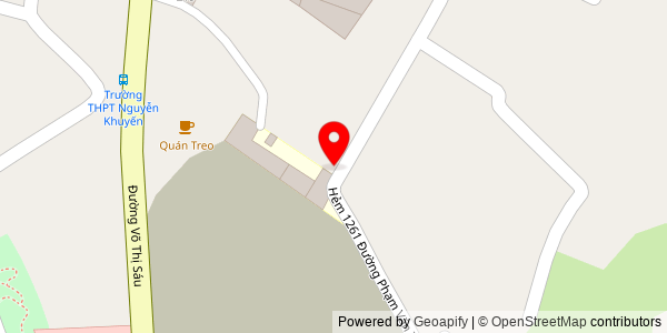 Map location for Hủ tíu mì gà Út Bừn