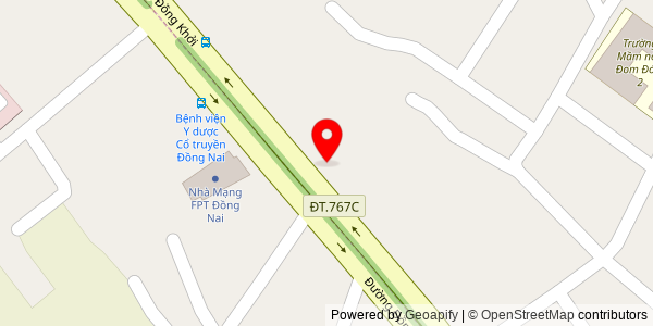 Map location for phở Hà