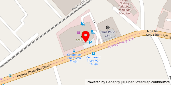 Map location for Spicy Box Biên Hoà