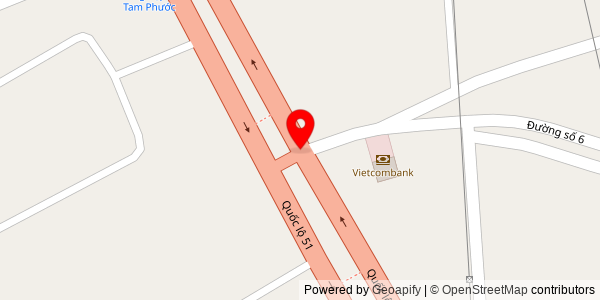 Map location for Thanh phở việt