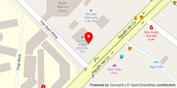 Map location for Cục thuế thành phố Cần Thơ