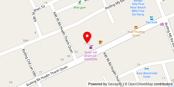 Map location for Phở Hoà - địa chỉ thưởng thức ẩm thực ngon chất lượng tại Đà Nẵng