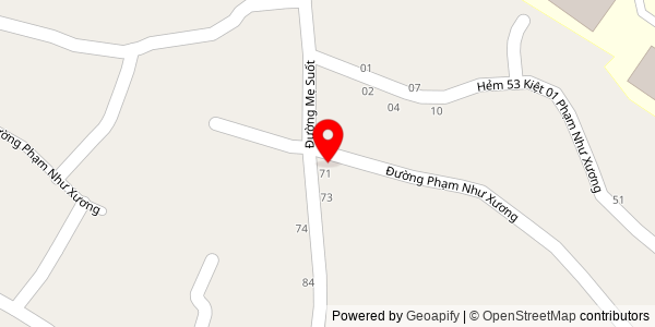 Map location for Quán Phở Tây Nguyên