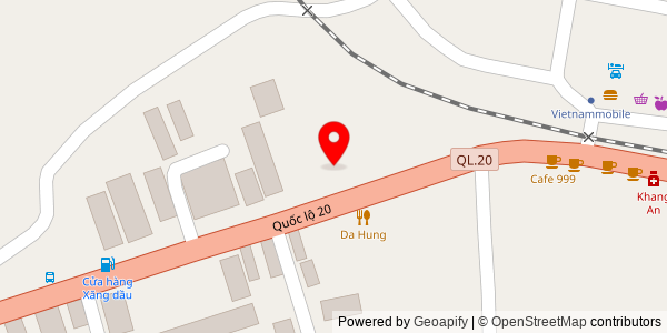 Map location for Phở THỊNH