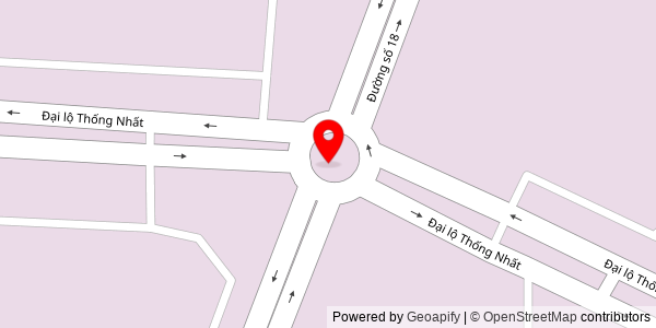 Map location for p. Dĩ An