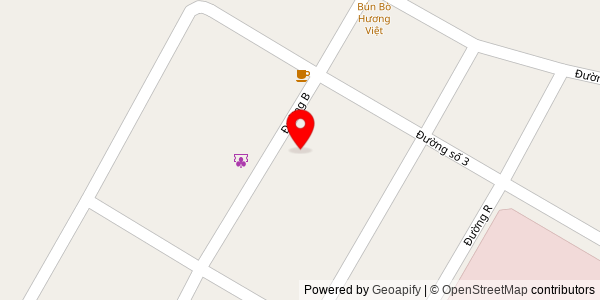 Map location for Phở bát đá 300°C