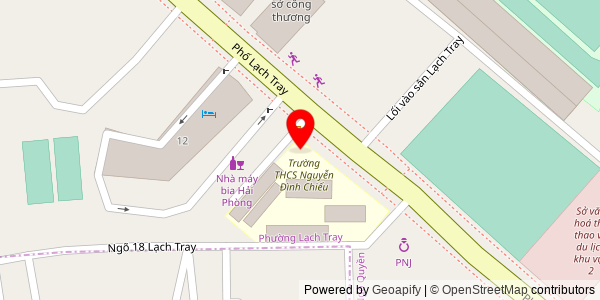 Map location for Hai Phong Brewery