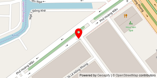 Map location for Khói Bếp Lê Hồng Phong