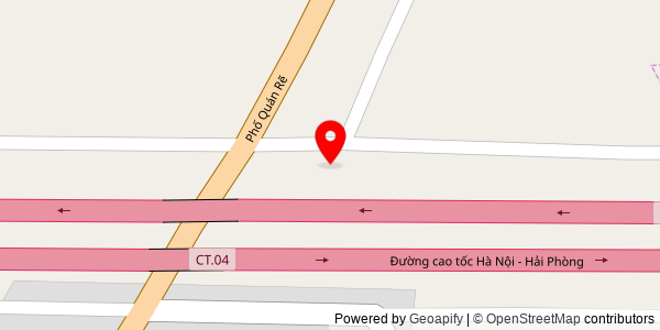 Map location for Phở Bò Hoàng Long ( 黄龙牛肉面 )