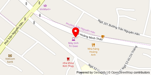 Map location for Phở chiên phồng Nguyễn Gia