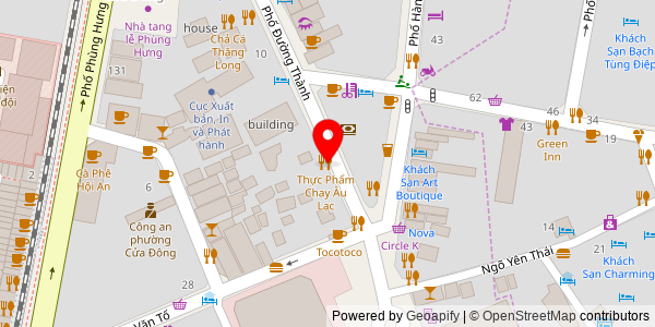 Map location for Pho Ga 156 Quan Thanh Branch 5