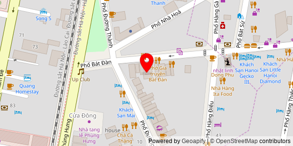 Map location for Phở Gia Truyền Bát Đàn