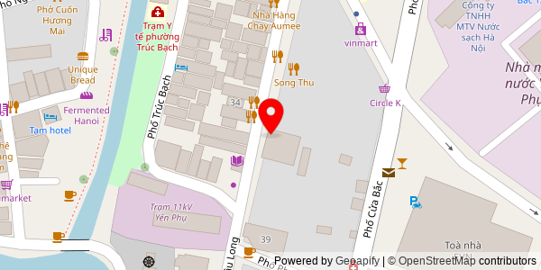 Map location for Phở Huyền