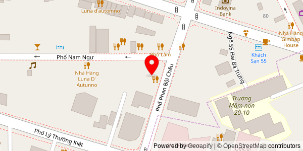 Map location for Quan An Ngon
