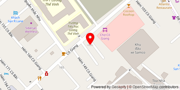 Map location for Bò lá lốt Hoàng Yến