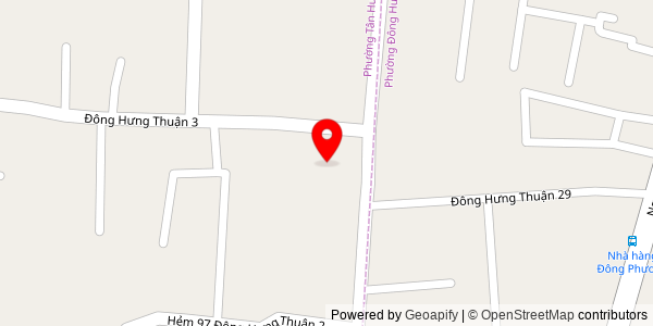 Map location for Dê Tươi Cúc Phương Tân Hưng Thuận