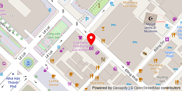 Map location for Mạ Quán