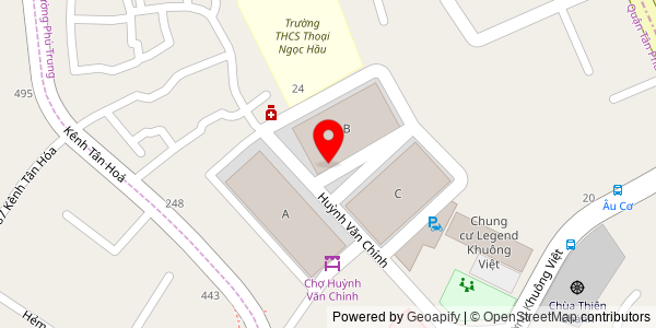 Map location for Phở bòa bún bòa