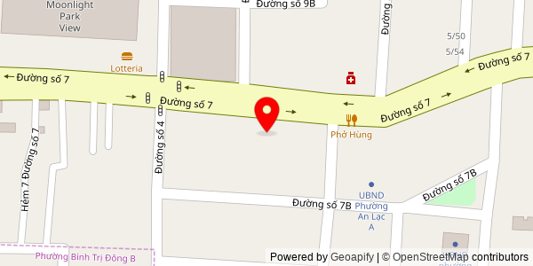 Map location for Phố Bún Hương Việt