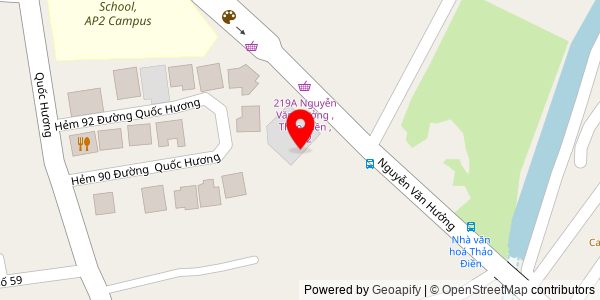 Map location for Phở gà Mộc