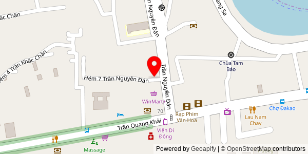Map location for Phở Hiền 1985- Trần Quang Khải