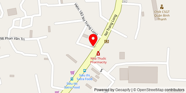 Map location for Phở Tâm