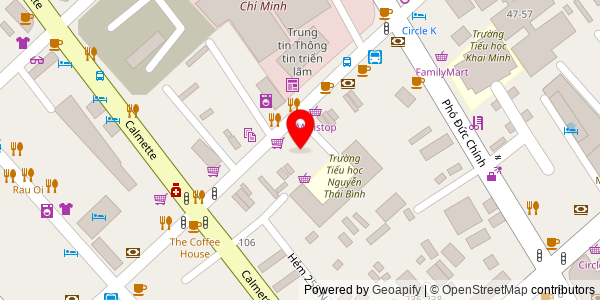Map location for Phở Thìn