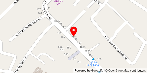Map location for Quán Phở Bắc Hải