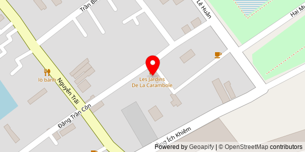 Map location for Les Jardins de la Carambole