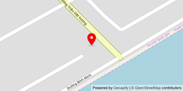 Map location for Quán Lá - Quất Lâm