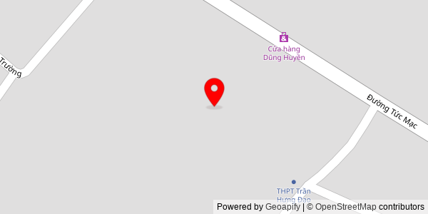 Map location for Tran Hung Dao High School