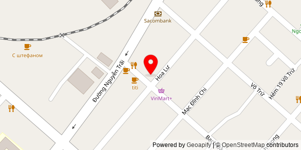 Map location for Bach Dang Phố Noodles restaurant