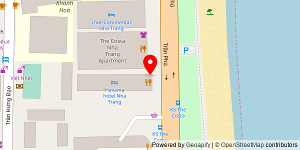 Map location for RuNam Nha Trang