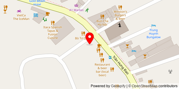 Map location for Mì Tê - Artisan Noodles