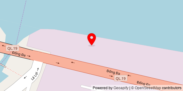 Map location for Biển Gió Quán