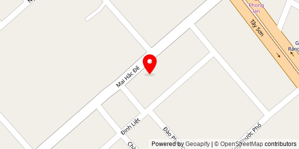Map location for Phở Nam Định