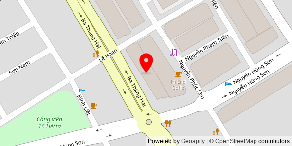 Map location for Phở Gia Truyền Nam Định Mình Thắng
