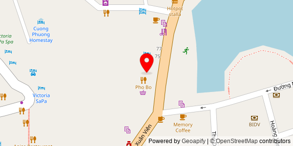 Map location for Hoang Lien Travel
