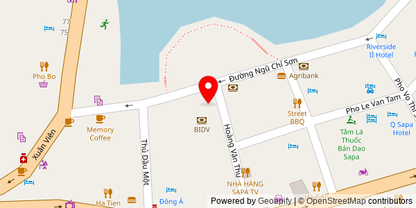 Map location for Phở Bát đá SaPa số 1