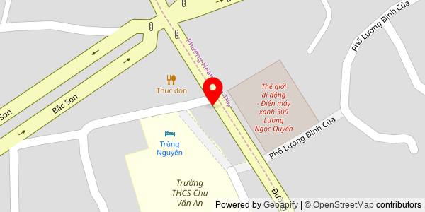 Map location for Bánh Gà Yori