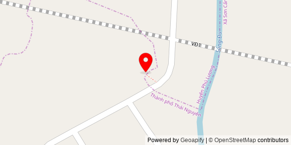 Map location for Bún phở quang sơn