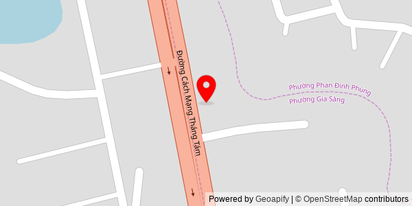 Map location for Phở bò Tư Điền