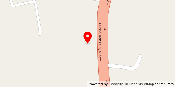 Map location for Phở gà Hoàng Dương