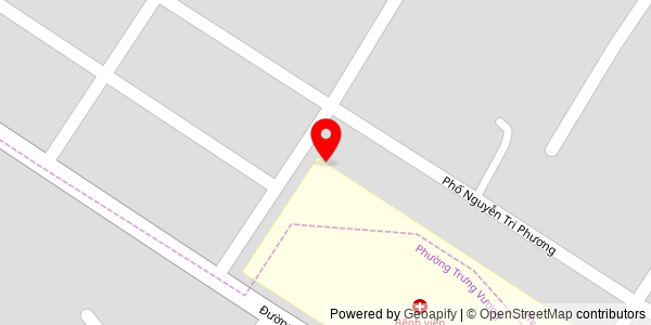 Map location for Phở Giang Còi