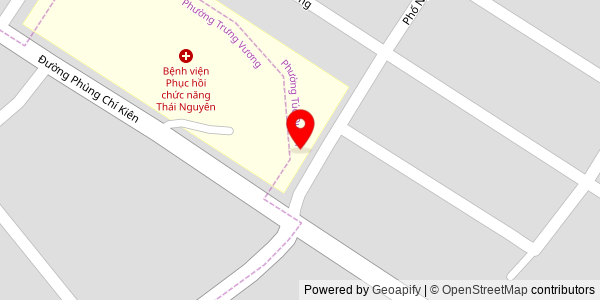 Map location for Phở mộc