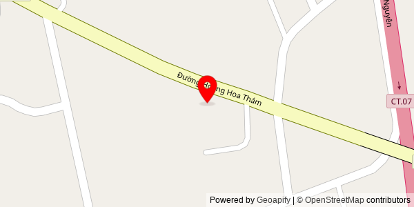Map location for Vua Gà Tươi Mạnh Hoạch - Nhà hàng Cao Phong CS6