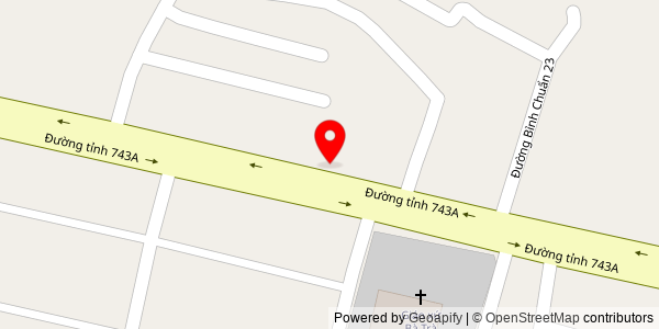 Map location for 4/4 khu phố bình phú