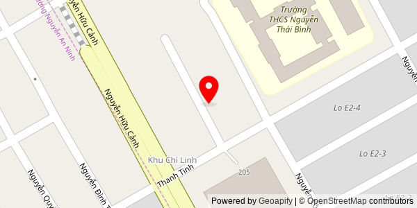 Map location for LONG NGÂN QUÁN